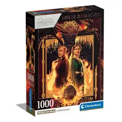 CLEMENTONI - 39903 PUZZLE 1000 PIEZAS HOUSE OF THE DRAGON