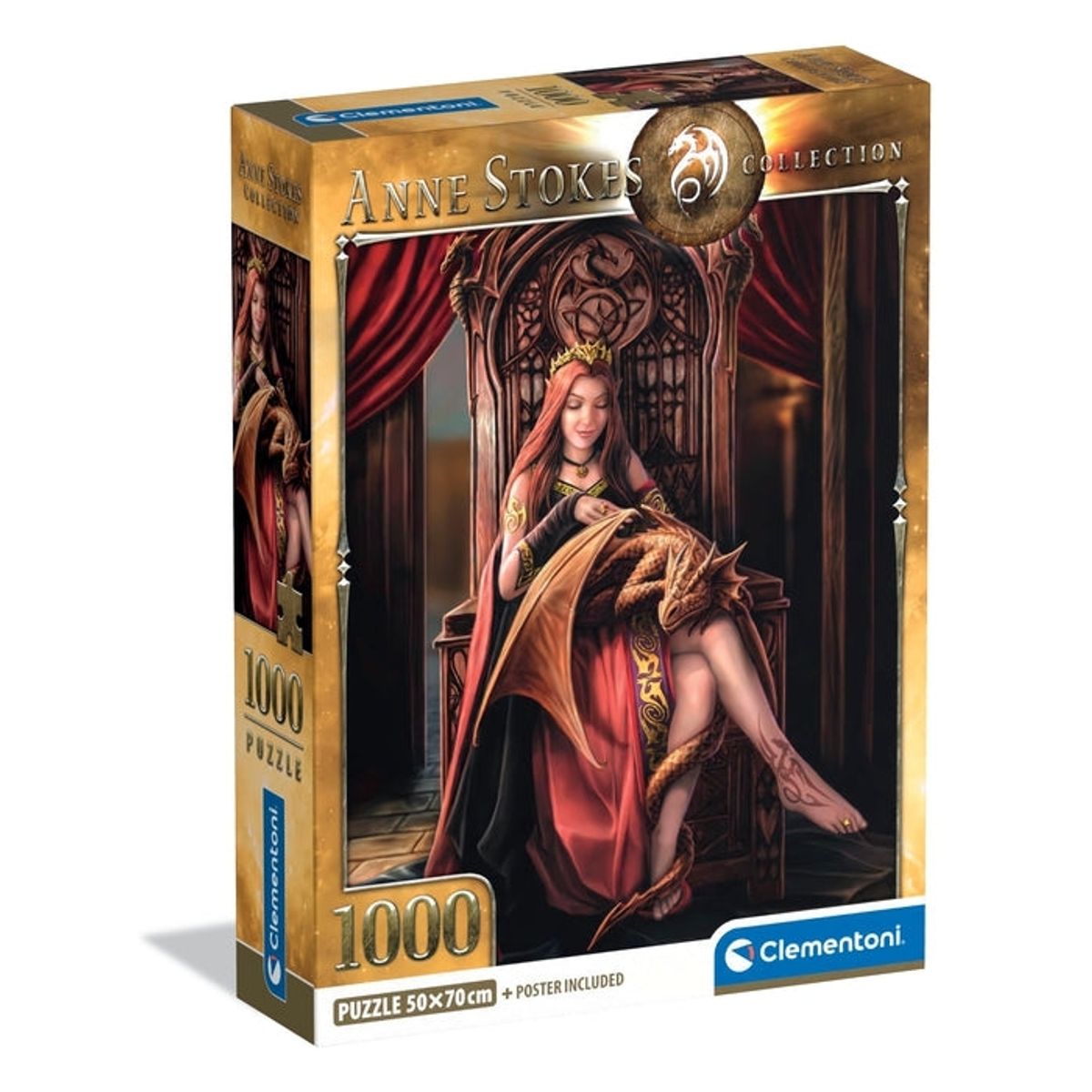 CLEMENTONI - CLEMENTONI 39959 PUZZLE 1000 PIEZAS ANNE STOKES FRIENDS