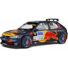 GENERICO - SOLIDO 1808301 1-18 PEUGEOT 306 MAXI BLACK 4 S LOEB D