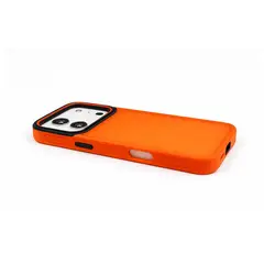 JOIGO - Carcasa Antigolpes Matte Borde Color Para iPhone 17 Negro