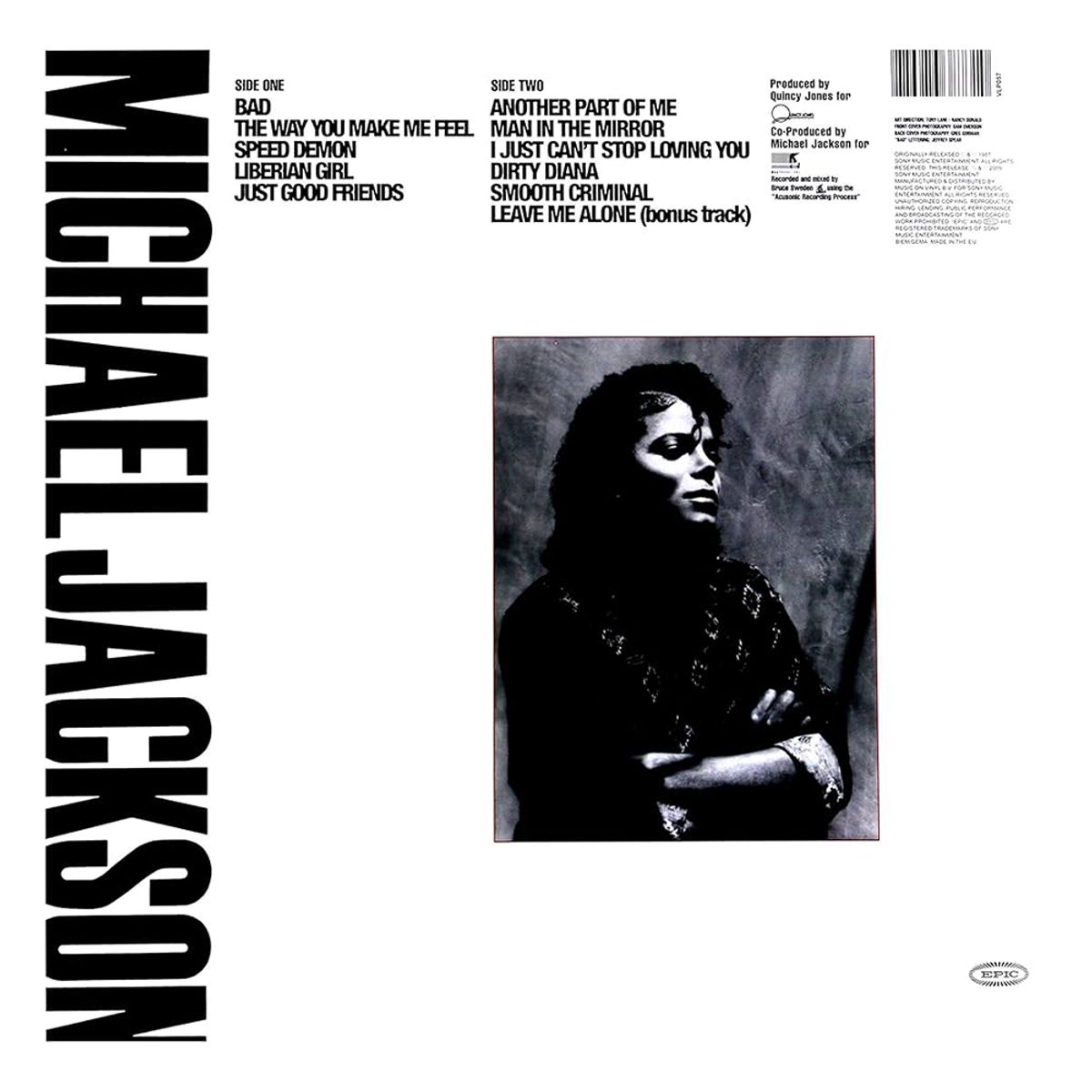 GENERICO - Michael Jackson - Bad - Vinilo
