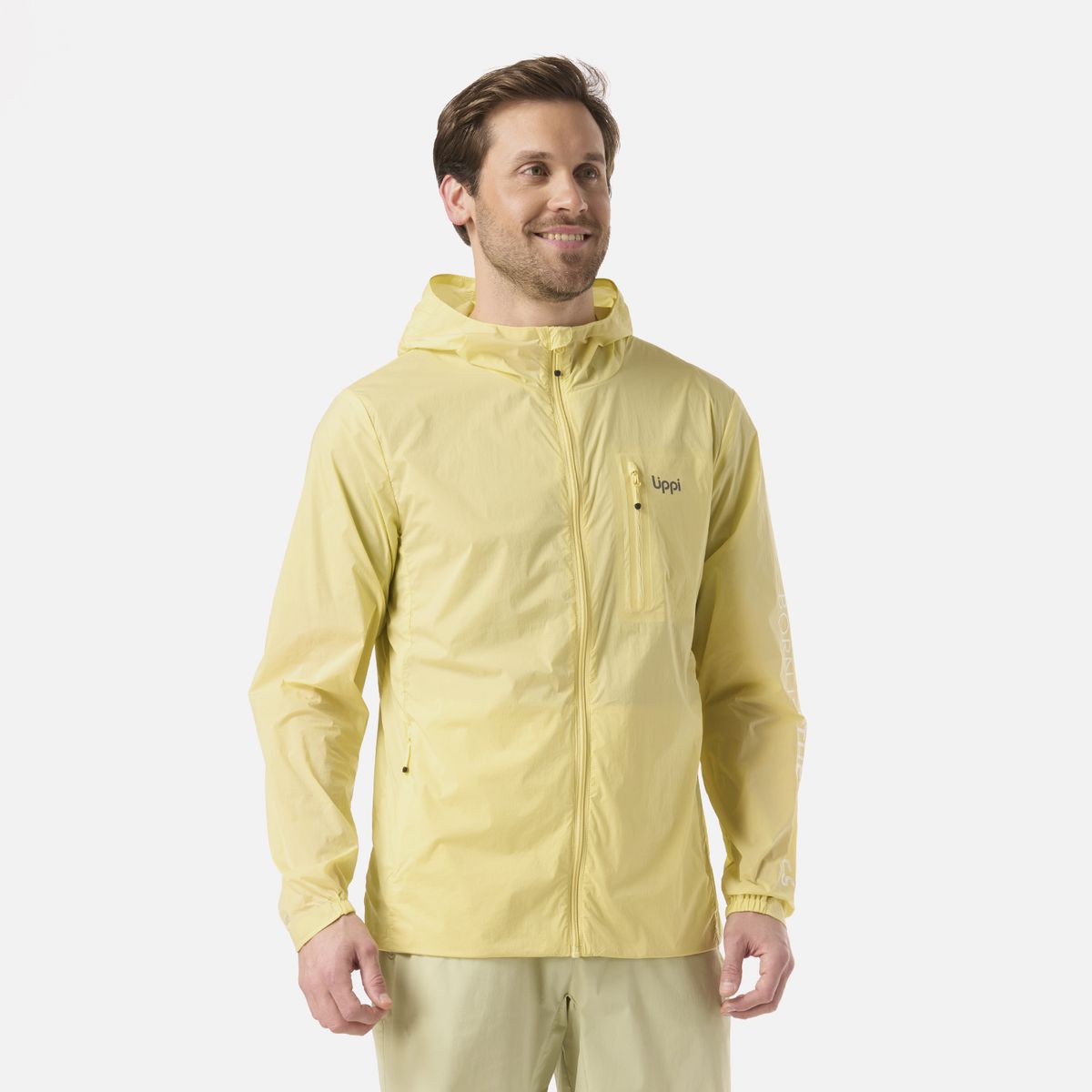 LIPPI - Chaqueta Hombre Air Windblock Jacket Amarillo Lippi