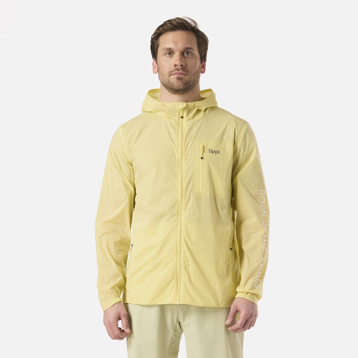 LIPPI - Chaqueta Hombre Air Windblock Jacket Amarillo Lippi