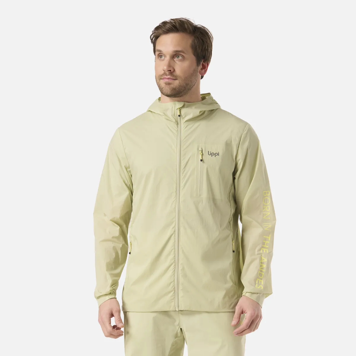 LIPPI - Chaqueta Hombre Air Windblock Jacket Verde Manzana Lippi