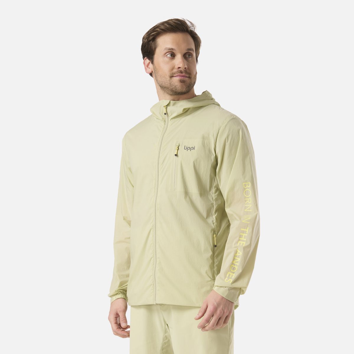 LIPPI - Chaqueta Hombre Air Windblock Jacket Verde Manzana Lippi