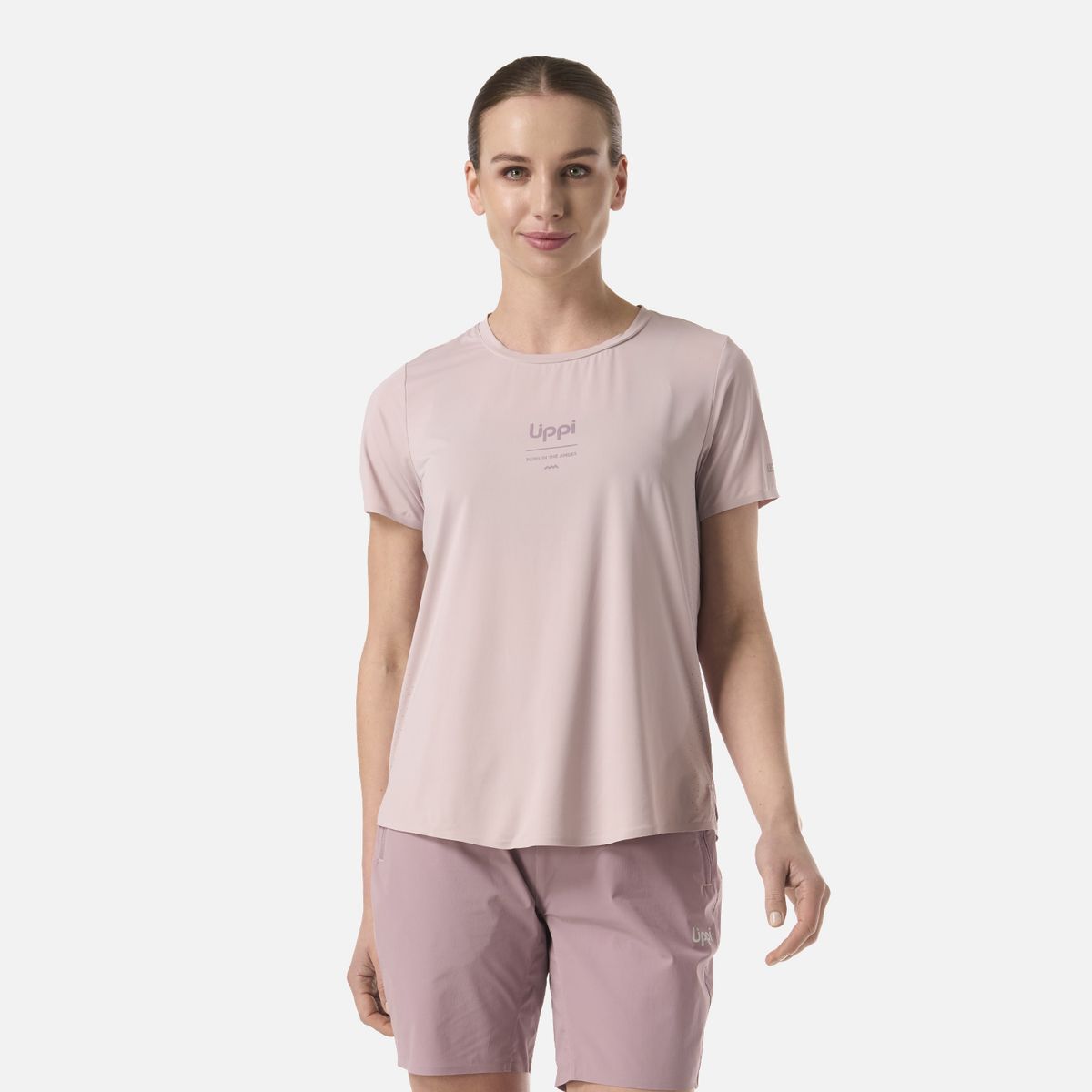 LIPPI - Polera Mujer Air Q-Dry T-Shirt Malva Lippi