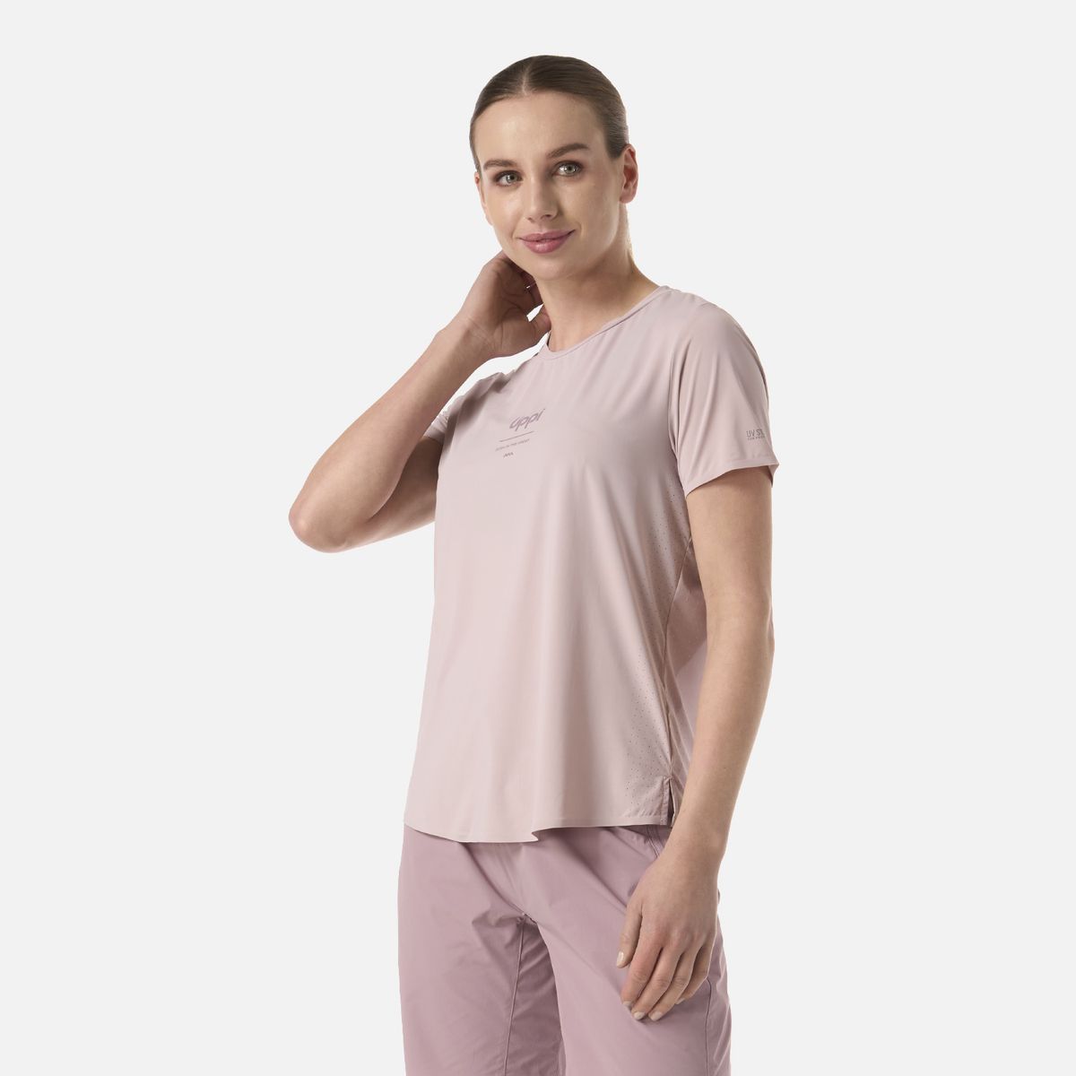 LIPPI - Polera Mujer Air Q-Dry T-Shirt Malva Lippi