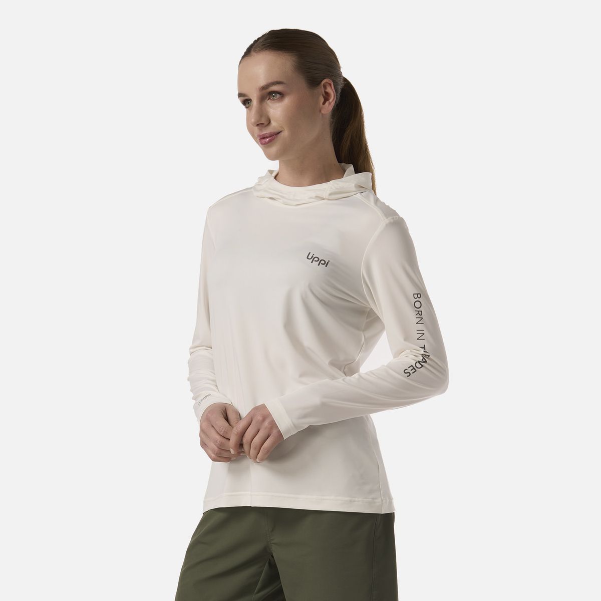 LIPPI - Polera Mujer Sun Protection T-Shirt Blanco Lippi