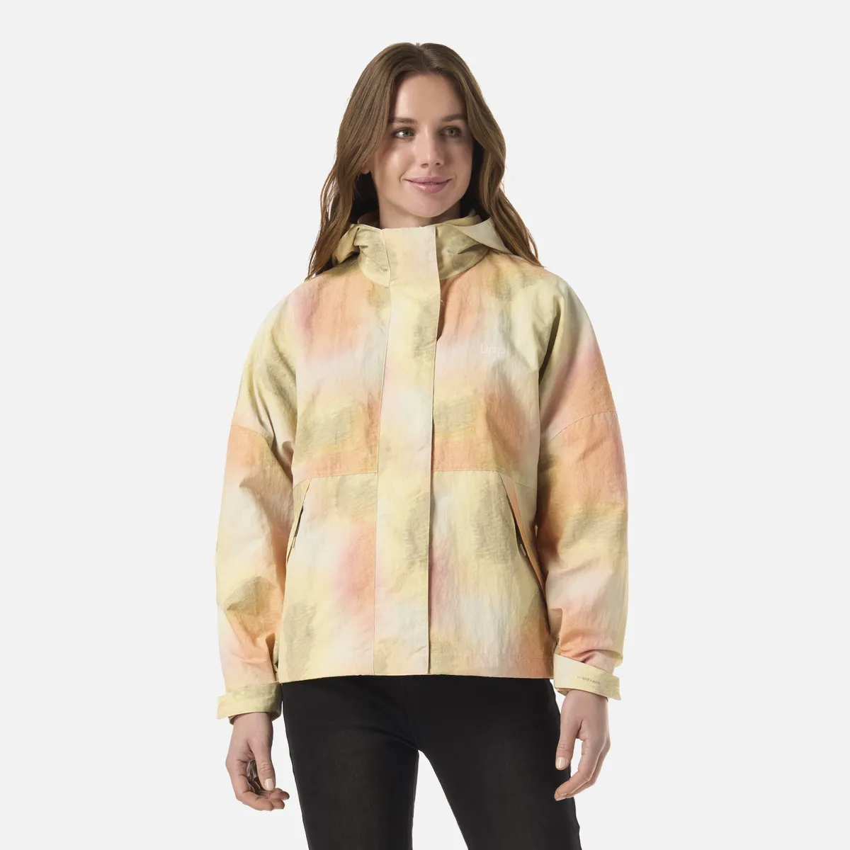 LIPPI - Chaqueta Mujer CityMe WindBreaker Hoody Jacket Print Damasco Lippi