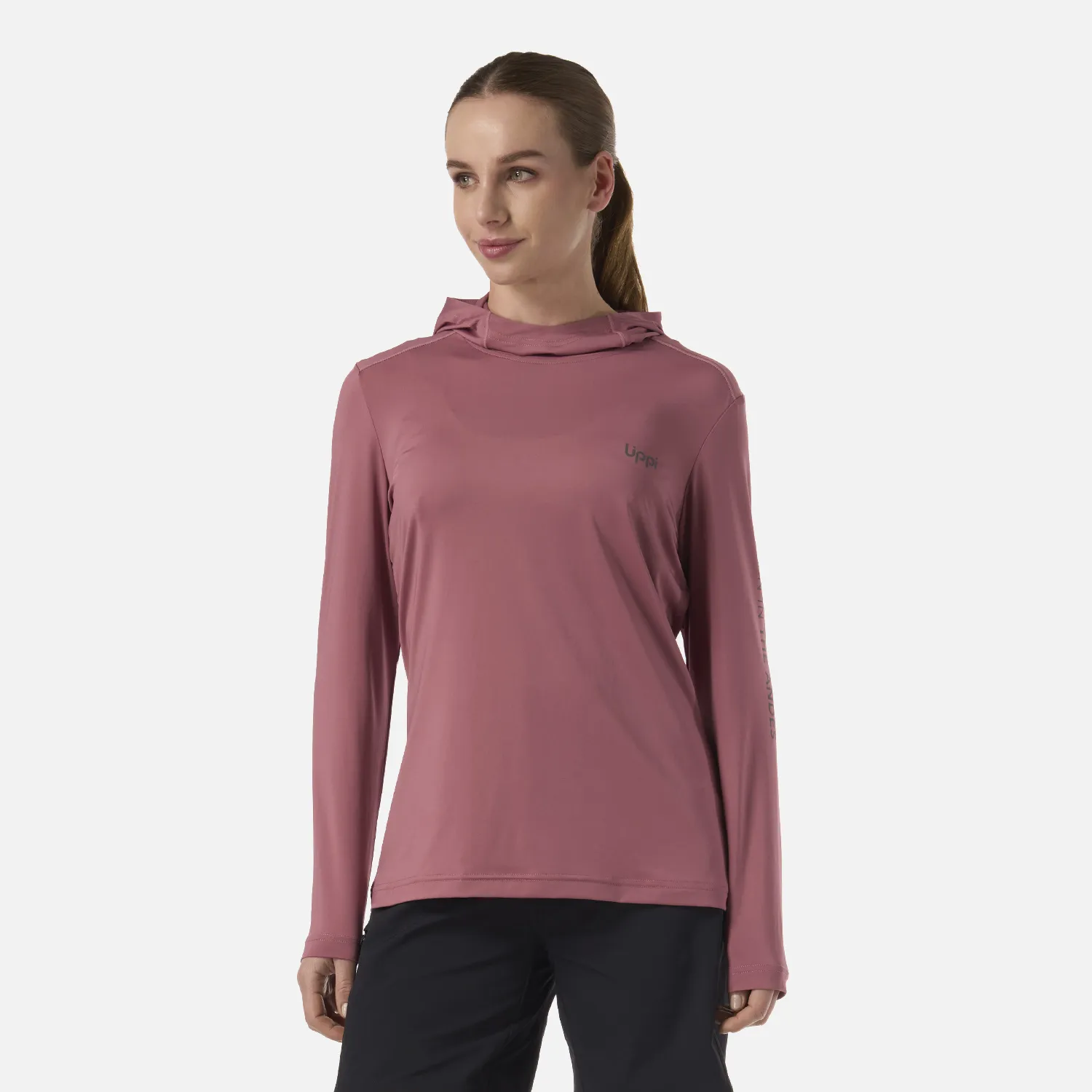 LIPPI Polera Mujer Sun Protection T-Shirt Rosa Oscuro Lippi