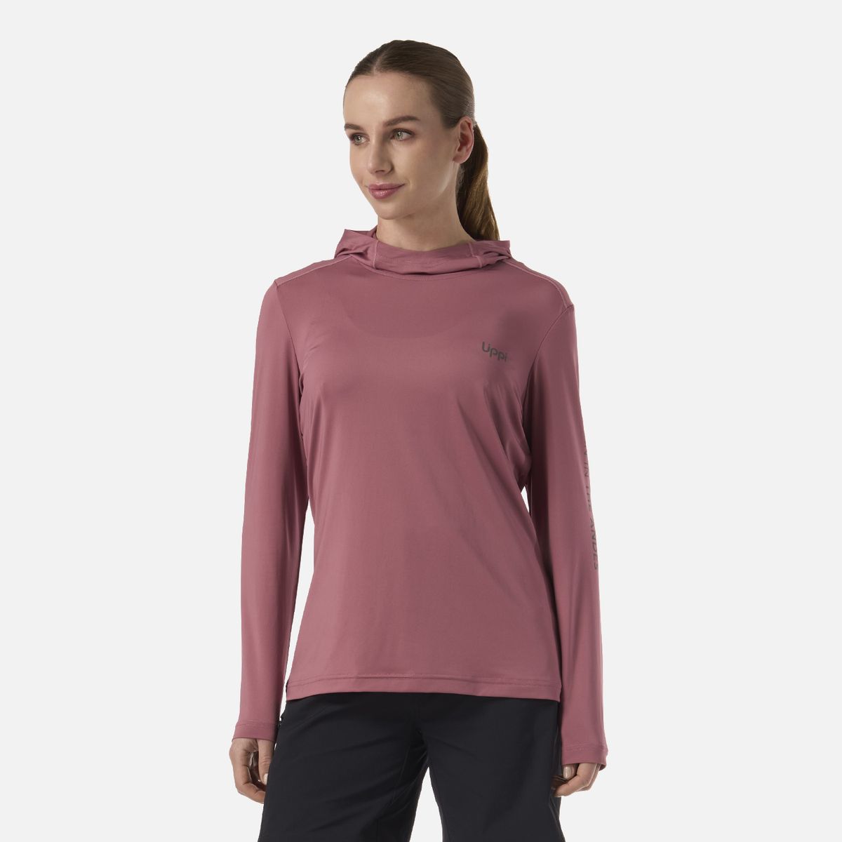 LIPPI - Polera Mujer Sun Protection T-Shirt Rosa Oscuro Lippi
