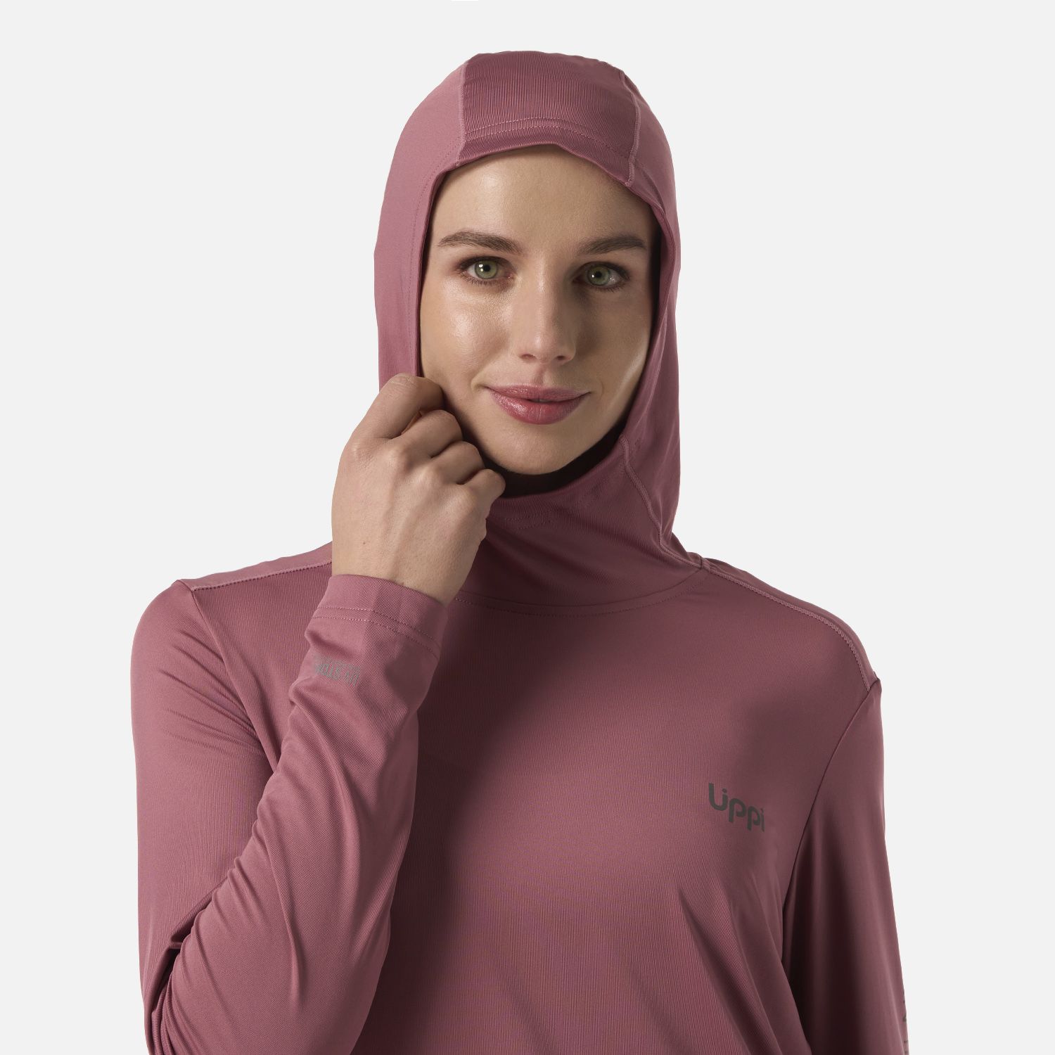 LIPPI Polera Mujer Sun Protection T-Shirt Rosa Oscuro Lippi