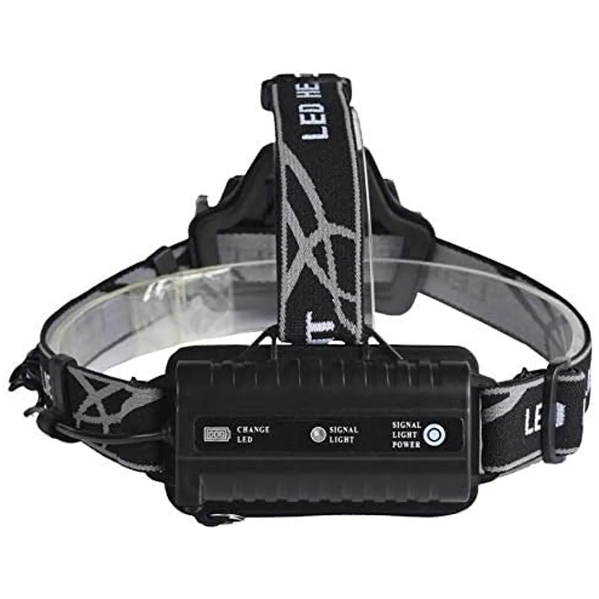 NO LOGO - Linterna Frontal Con Usb, Recargable Batería 18650