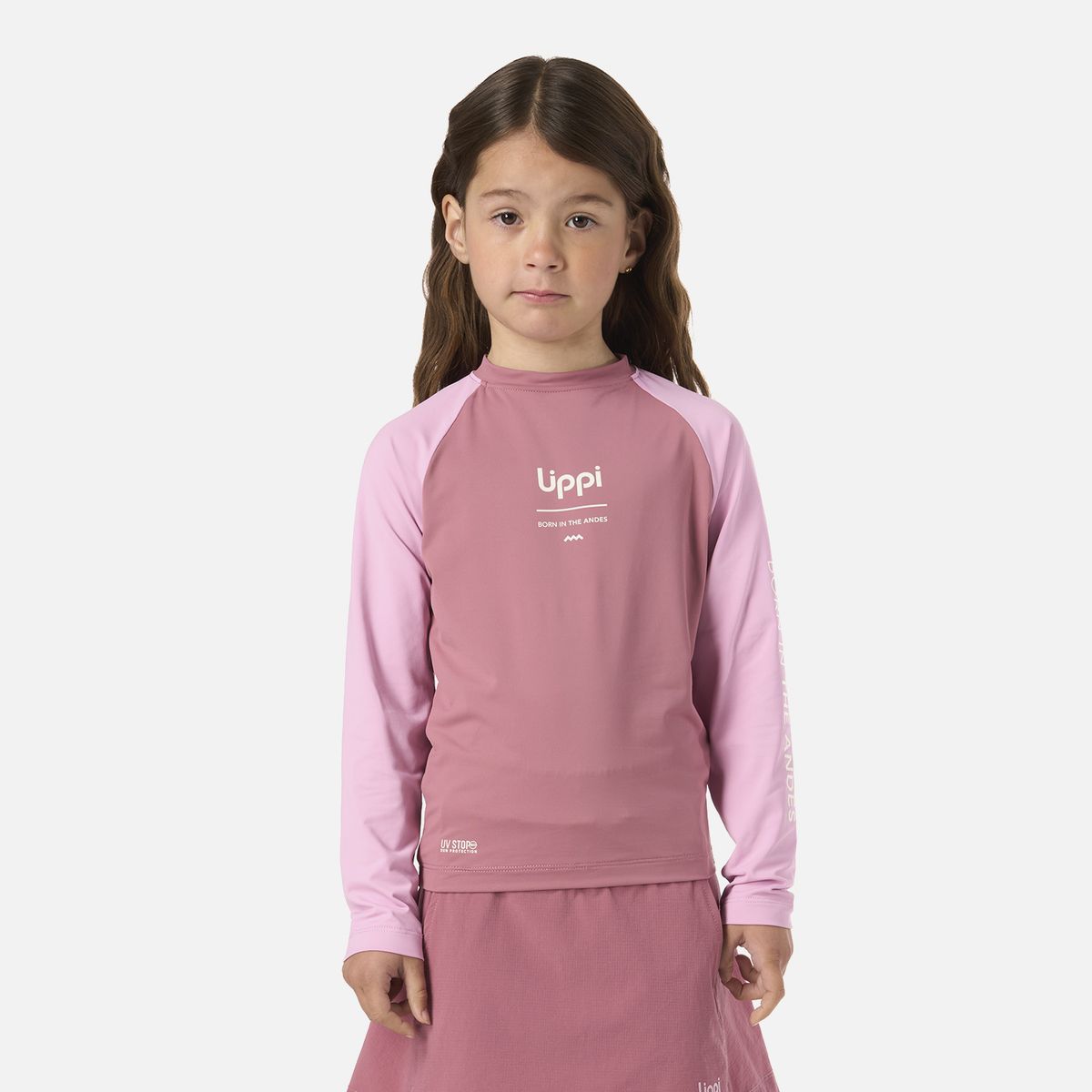 LIPPI - Polera Niña Sun Pro T-Shirt Rosa Oscuro Lippi
