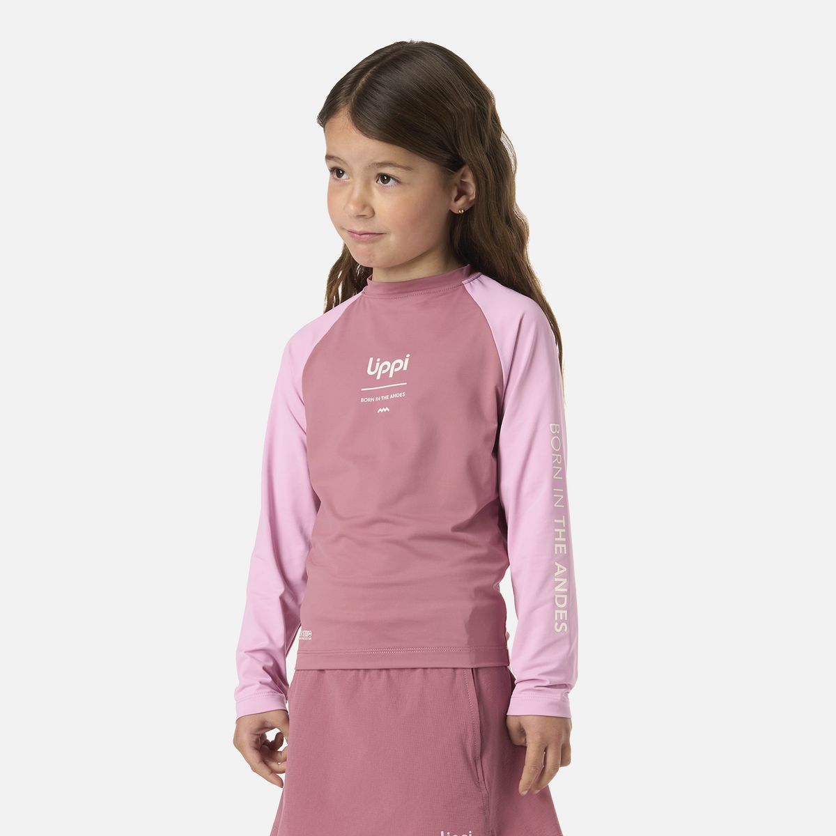 LIPPI - Polera Niña Sun Pro T-Shirt Rosa Oscuro Lippi