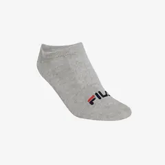 FILA - Calcetines Tripack Cortos Lisos Unisex Gris