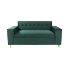 DISEÑOS VALESTRINI - SOFA TRES CUERPOS FELPA VERDE