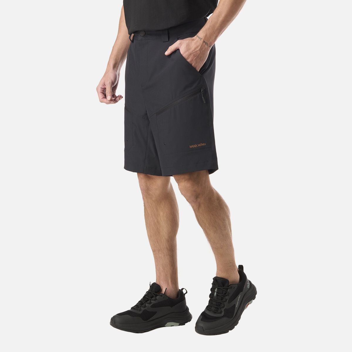 HAKA HONU - Short  Hombre Encargo Negro Haka Honu