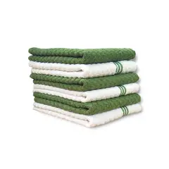 GENERICO - Paños De Cocina Pack 6 Und Algodón Alta Absorción