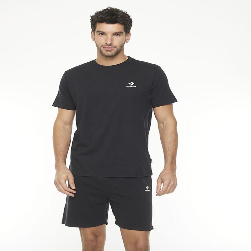 CONVERSE - Polera Converse Star Chevron Chest Hombre Negro