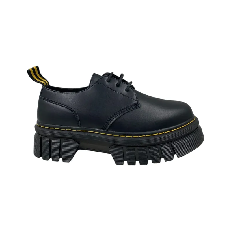 HERIEL - Zapato Negro Plataforma Mujer