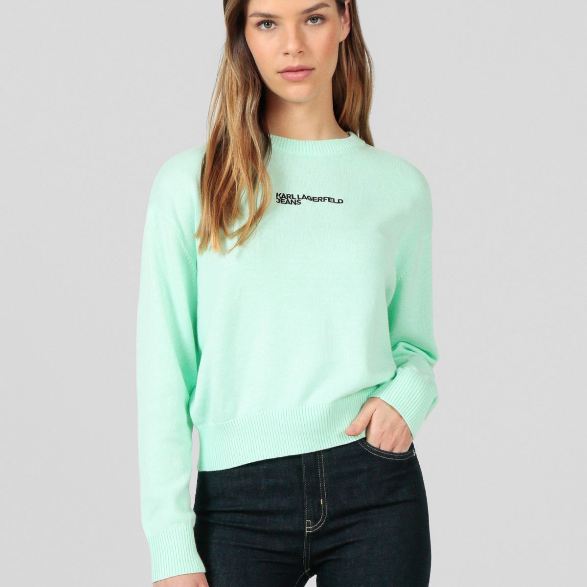 KARL LAGERFELD - Sweater regular con logotipo