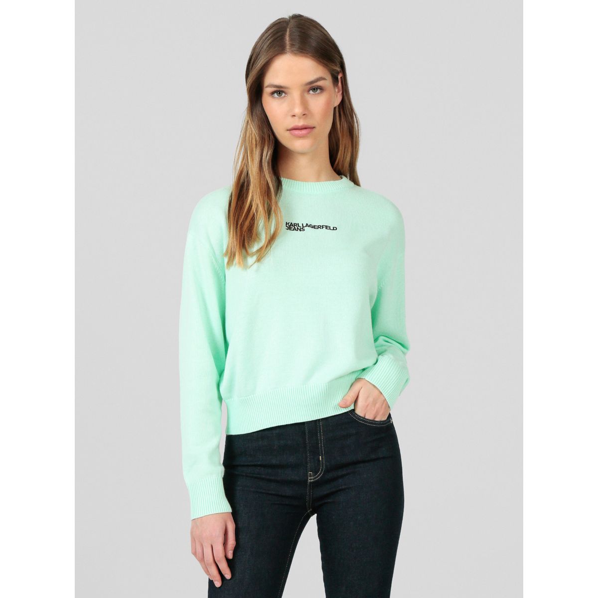 KARL LAGERFELD - Sweater regular con logotipo