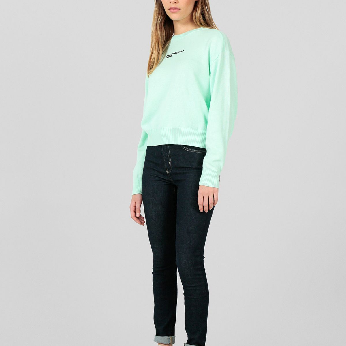 KARL LAGERFELD - Sweater regular con logotipo