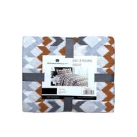 Cubrecama Quilt Básico Estampado Ultrasónico 1.5 plaza
