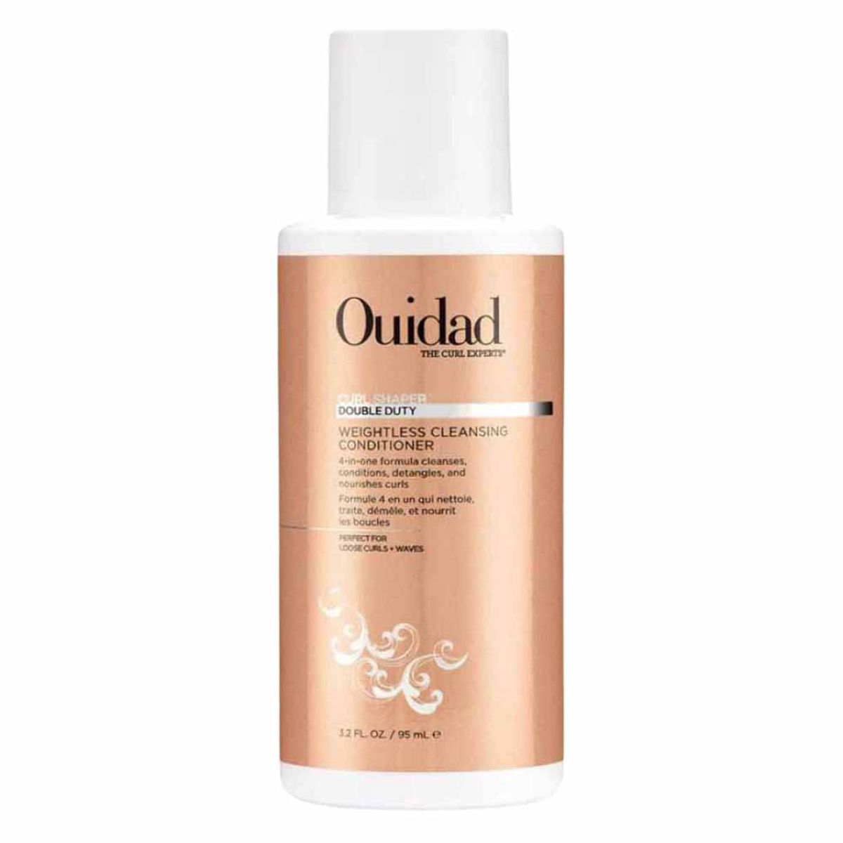 OUIDAD - Acondicionador limpiador liviano Curl Shaper Double Duty – 95 ml