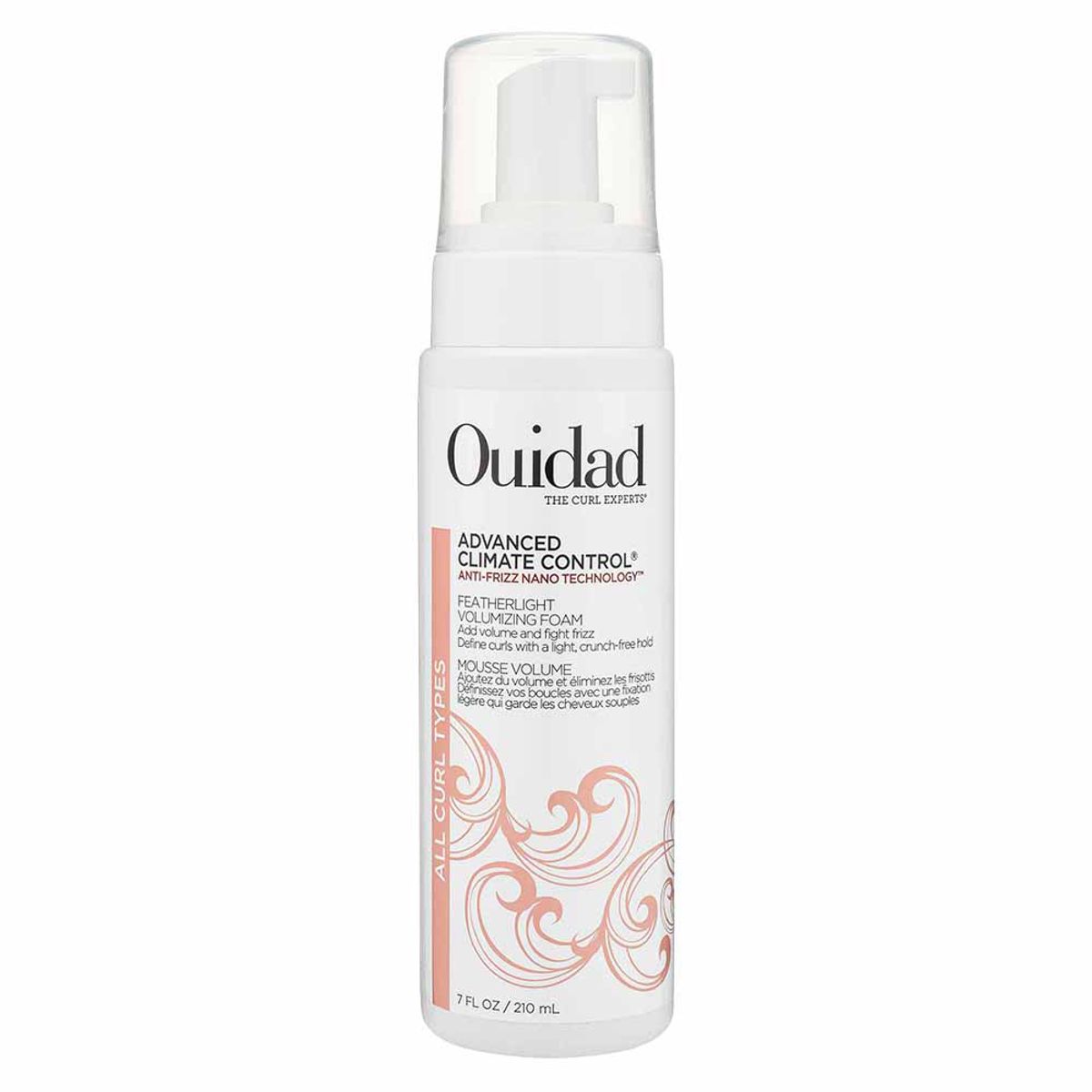 OUIDAD - Espuma voluminizadora ligera Advanced Climate Control Featherlight – 200 ml