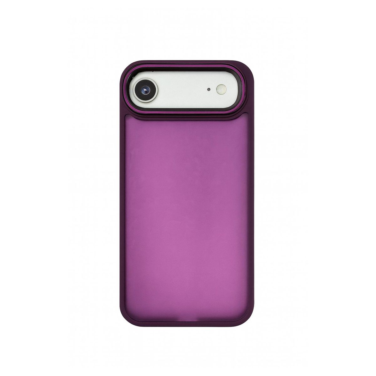 JOIGO - Carcasa Antigolpes Matte Borde Color Para iPhone 17 Air Morado