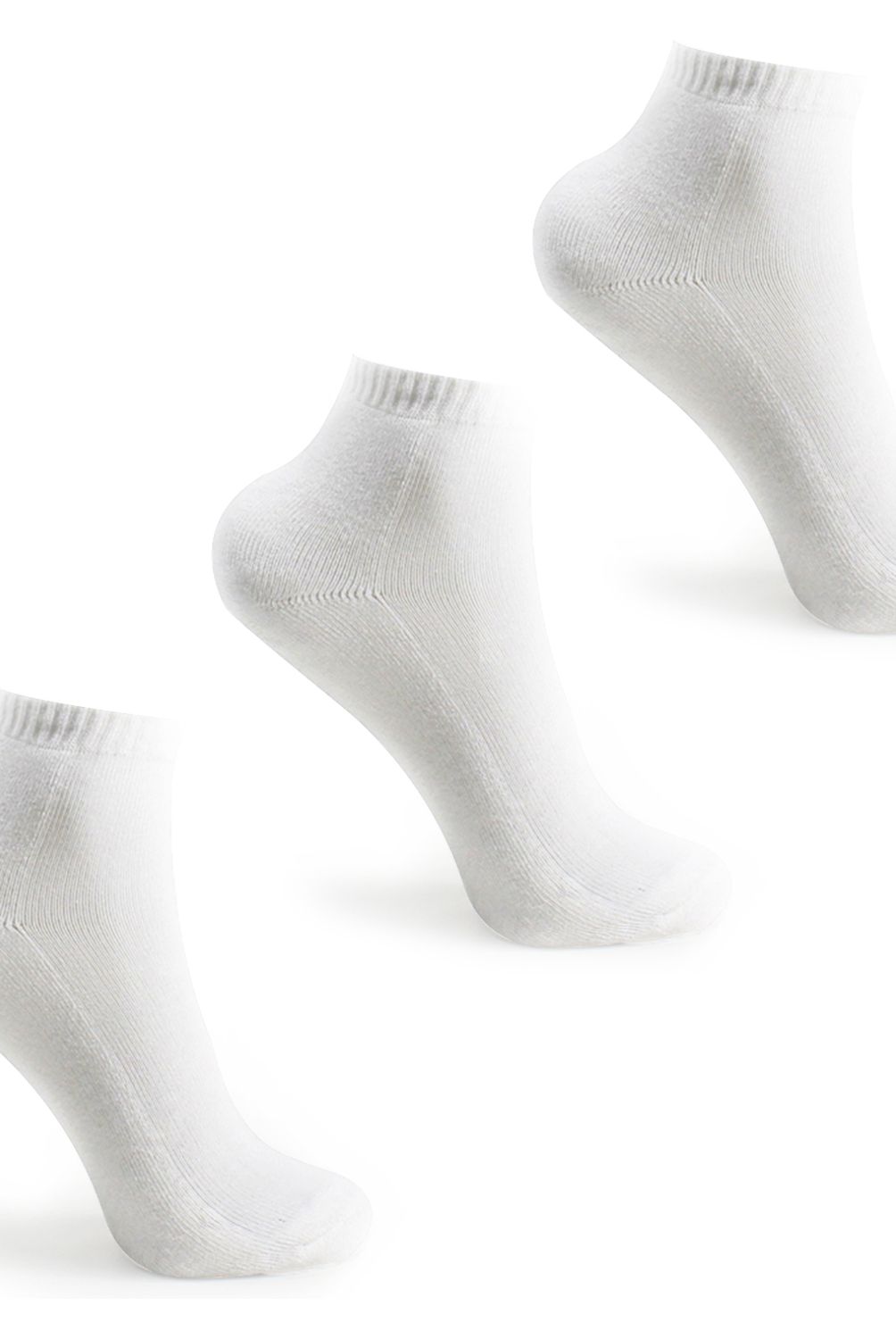 MONARCH - Calcetín Deportivo Corto Niña, Pack De 3 Pares Algodón Monarch