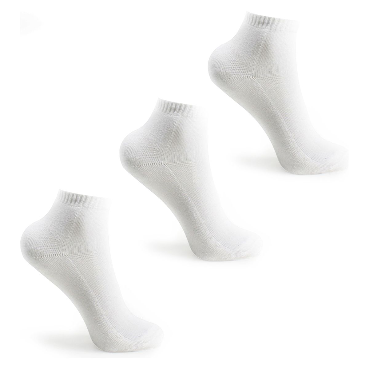 MONARCH - Calcetín Deportivo Corto Niña, Pack De 3 Pares Algodón Monarch