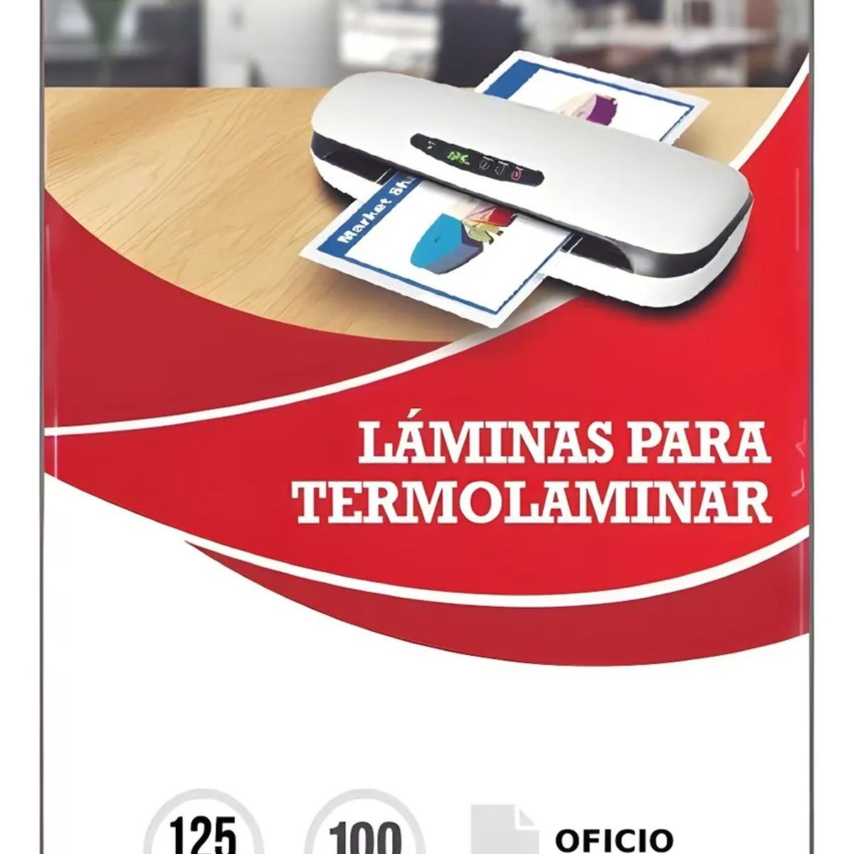 GENERICO - Micas Para Termolaminar Oficio 125 Mic 100 Unidades