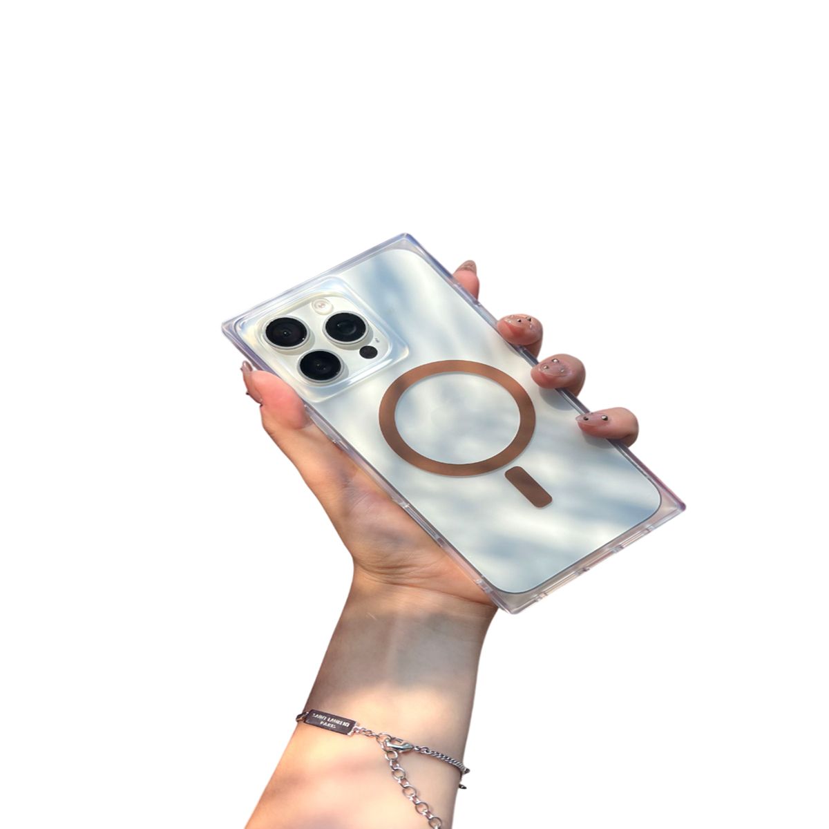 KBOD - Carcasa Antigolpes Kbod Blox Matte Magnetic Para iPhone 15 Dorado