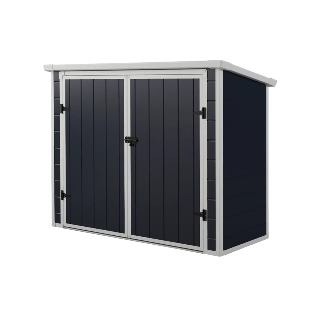 QRUBBER - Bodega jardín 1,79 m² 199x90x149cm dos puertas QRubber