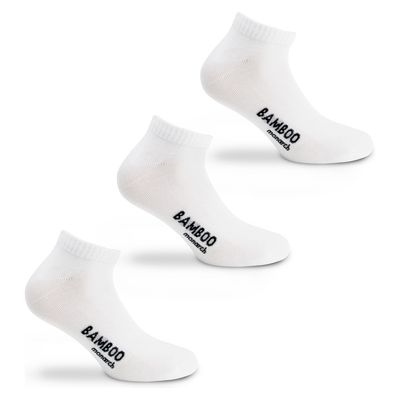 Imagen 2 del producto Calcetín Deportivo Corto Niño, Pack 3 Pares Bambú