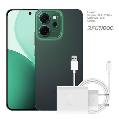 Imagen 2 del producto Celular Reno14 F 5G 12+256GB Verde Smartphone Verde 256 GB