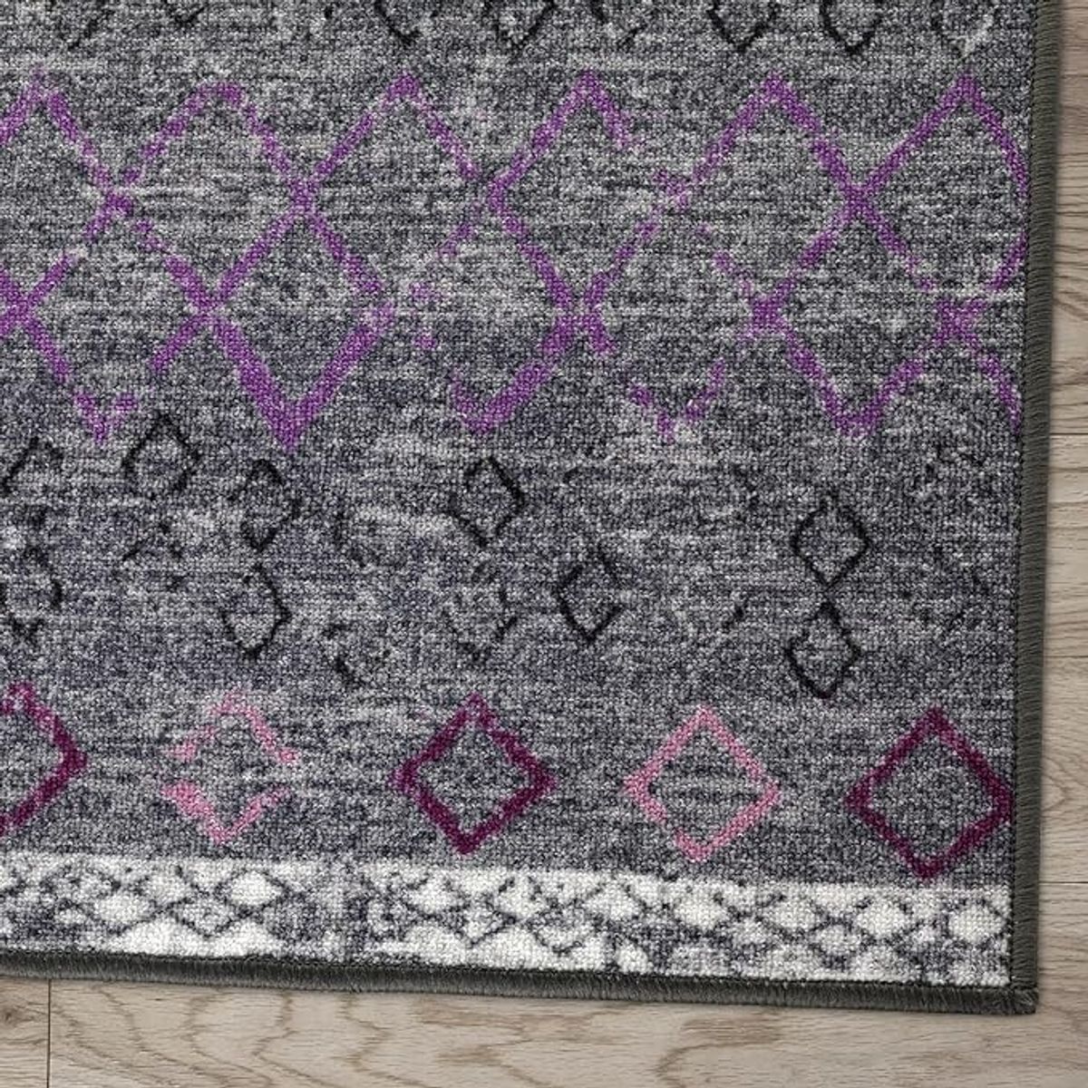 MROTTO - Alfombra Pasillo Gris 60 cm x 550 cm ,ANTIDESLIZANTE