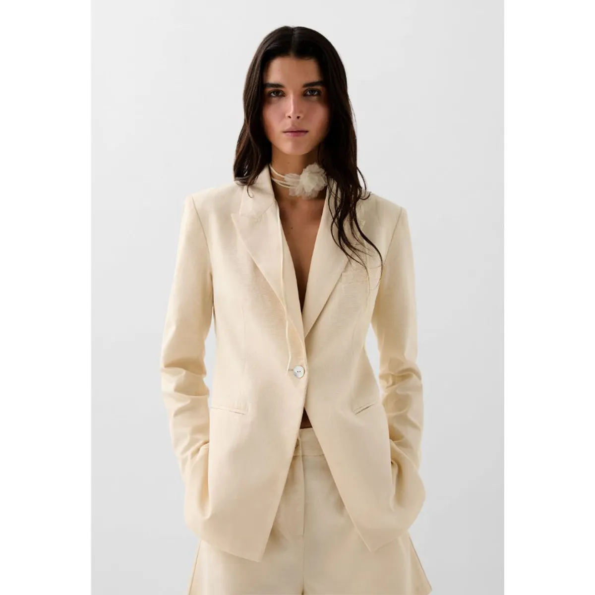 SCALPERS - BLAZER BOTONES EFECTO NACAR