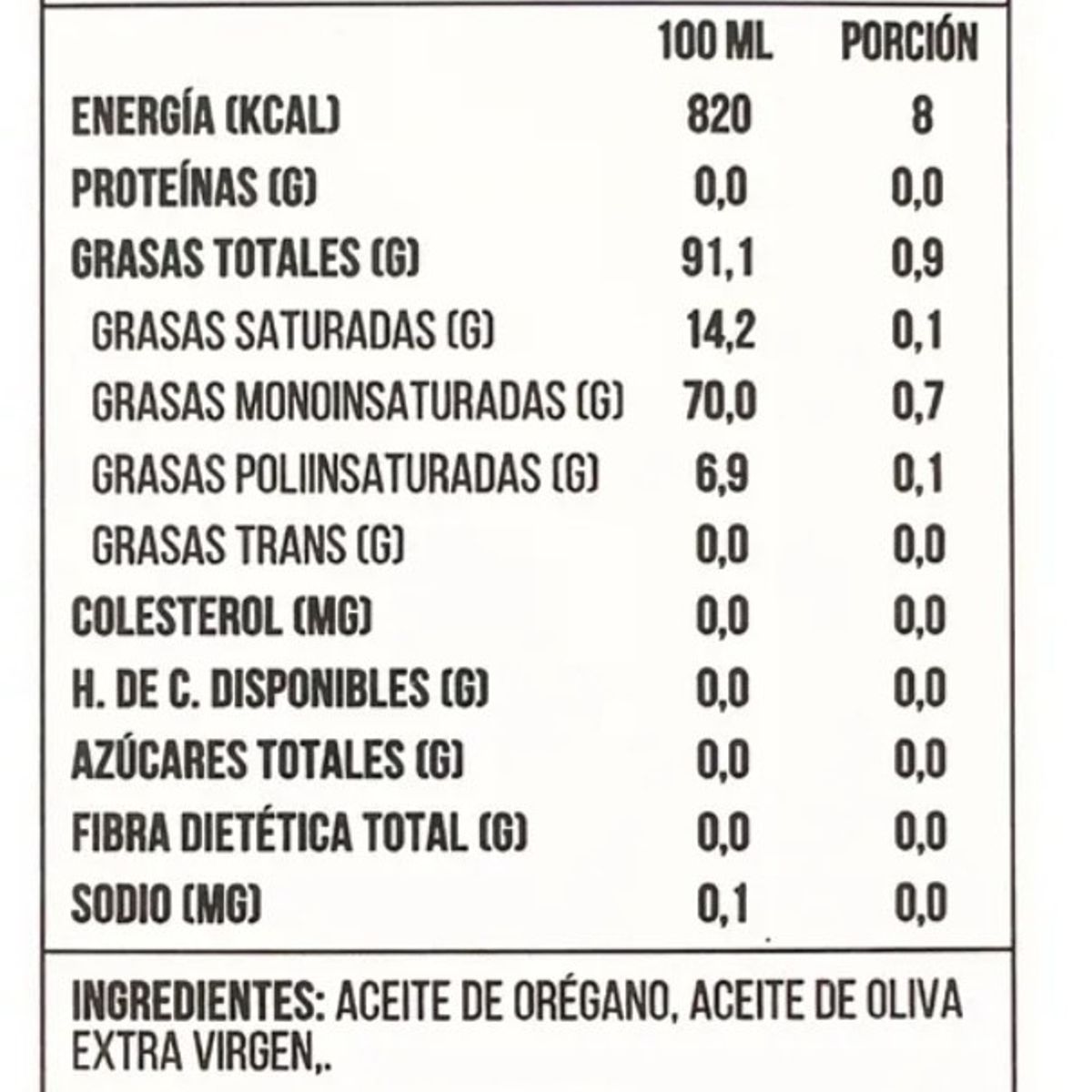 GENERICO - Aceite de orégano 100% Puro, 30 ml