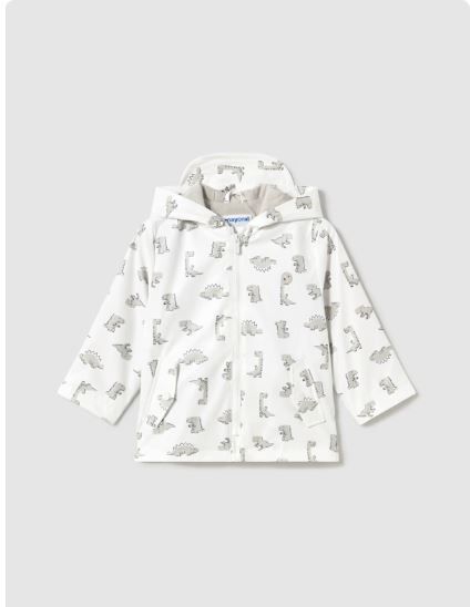 Chaqueta Chubasquera bebe unisex Blanco 4 ANOS
