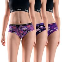 Calzón Pantaletas Algodón Con Elástico Pack 3 Kuromi C3