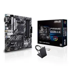 ASUS - Placa Madre PRIME B550-A AC, mATX, AM4, DDR4, PCIE4.0