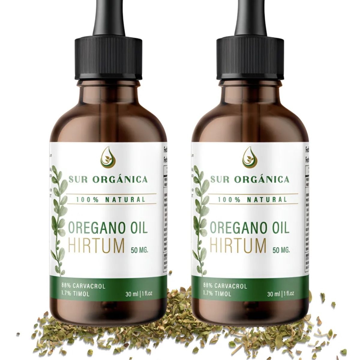 GENERICO - Pack 2 Aceites de orégano Oro 100% Puro 30 ml