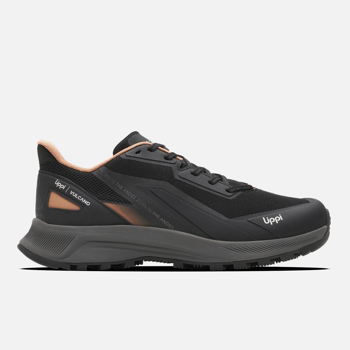 LIPPI - Zapatilla Mujer Moon Trail Negro Lippi
