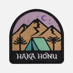 HAKA HONU - Parche Unisex Woven Patch Rosado