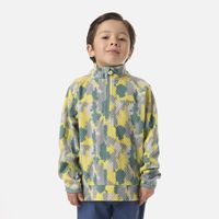 Polerón Niño Saltamontes Nano-F 1/4 Zip Print Turquesa