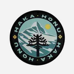 HAKA HONU - Parche Unisex Woven Patch Celeste